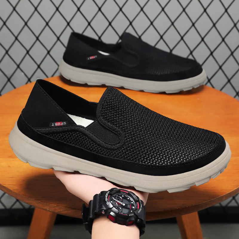 Damen Atmungsaktive Slip-On Freizeitschuhe mit rutschfester Sohle Heidi Mode - Image 7