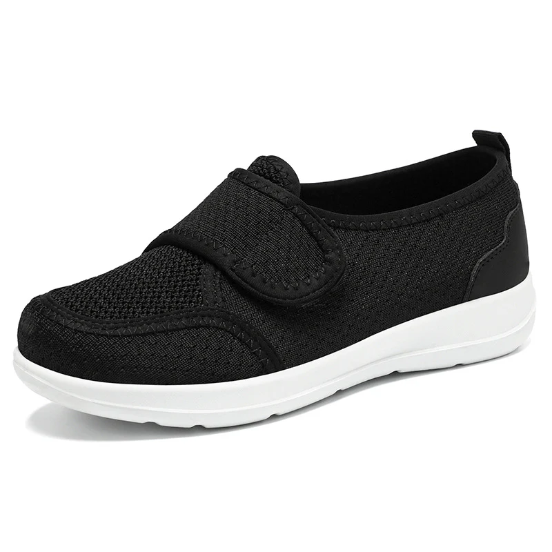 Damen Atmungsaktive Slip-On Freizeitschuhe mit verstellbarem Klettverschluss Heidi Mode - Image 5