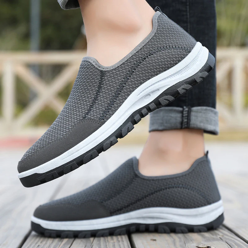 Damen Atmungsaktive Slip-On Laufschuhe mit flexibel ausgestattet Sohle Heidi Mode - Image 3