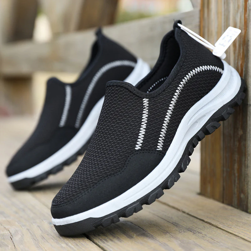Damen Atmungsaktive Slip-On Laufschuhe mit flexibel ausgestattet Sohle Heidi Mode - Image 6