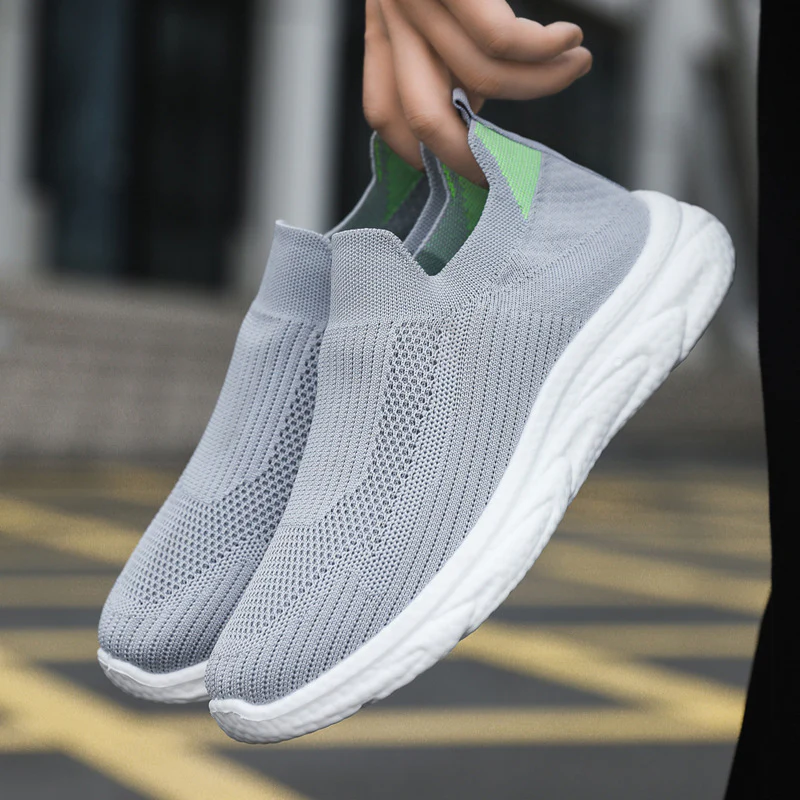 Damen Atmungsaktive Slip-On Laufschuhe mit flexiblem Obermaterial Heidi Mode
