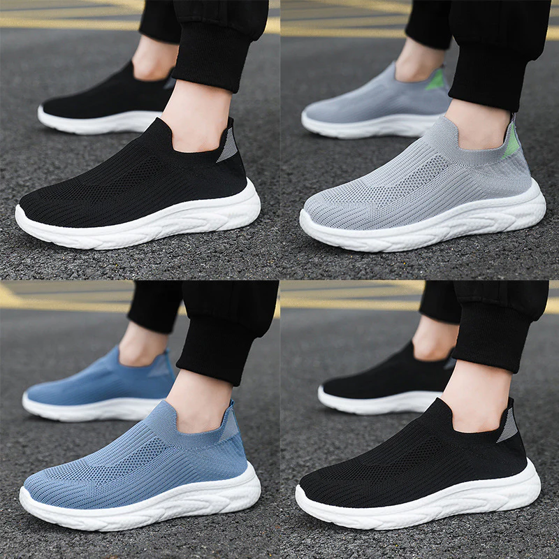 Damen Atmungsaktive Slip-On Laufschuhe mit flexiblem Obermaterial Heidi Mode - Image 4