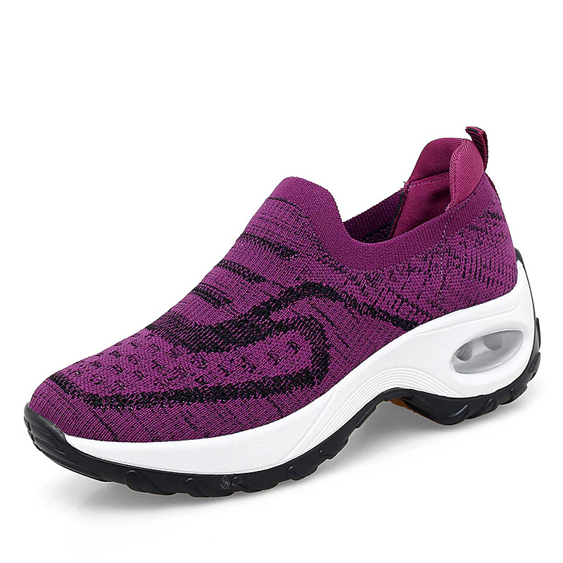 Damen Atmungsaktive Slip-On Laufschuhe mit Luftpolstertechnologie Heidi Mode - Image 3