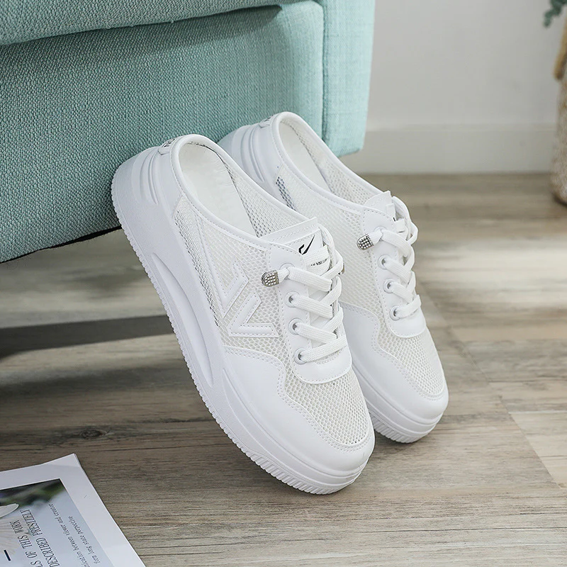 Damen atmungsaktive Slip-On Sneakers mit bequemer Dämpfung Heidi Mode - Image 2