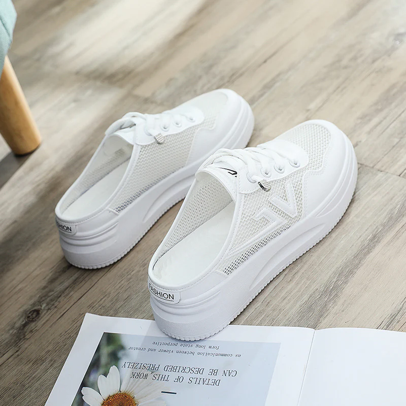 Damen atmungsaktive Slip-On Sneakers mit bequemer Dämpfung Heidi Mode - Image 7