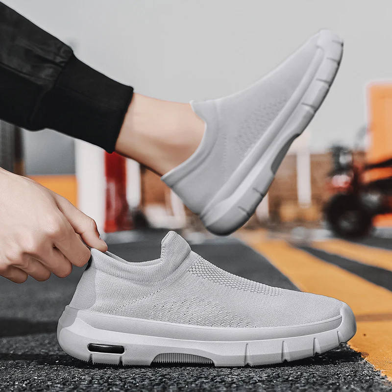 Damen Atmungsaktive Slip-On Sneakers mit elastischem Obermaterial Heidi Mode - Image 3