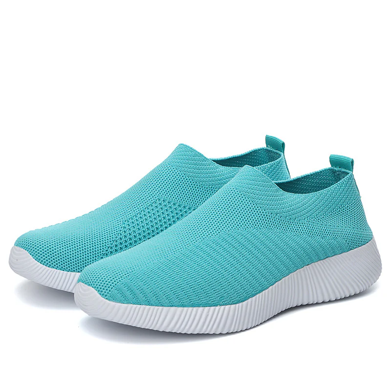 Damen atmungsaktive Slip-On Sneakers mit elastischem Obermaterial Heidi Mode - Image 5