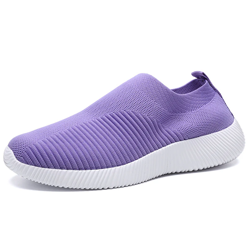 Damen atmungsaktive Slip-On Sneakers mit elastischem Obermaterial Heidi Mode - Image 6