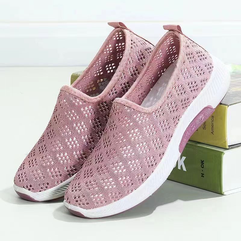 Damen Atmungsaktive Slip-On Sneakers mit elastischem Obermaterial und dämpfender Sohle Heidi Mode - Image 2