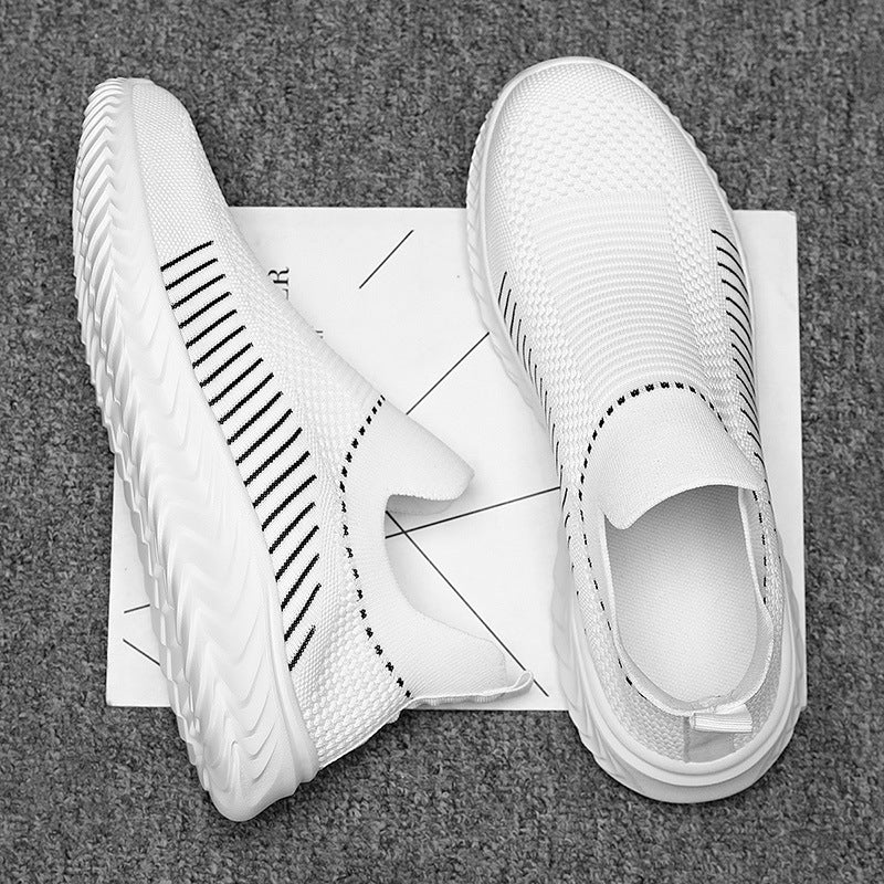 Damen Atmungsaktive Slip-On Sneakers mit elastischem Obermaterial und flexiblem Knöchelschutz Heidi Mode - Image 3