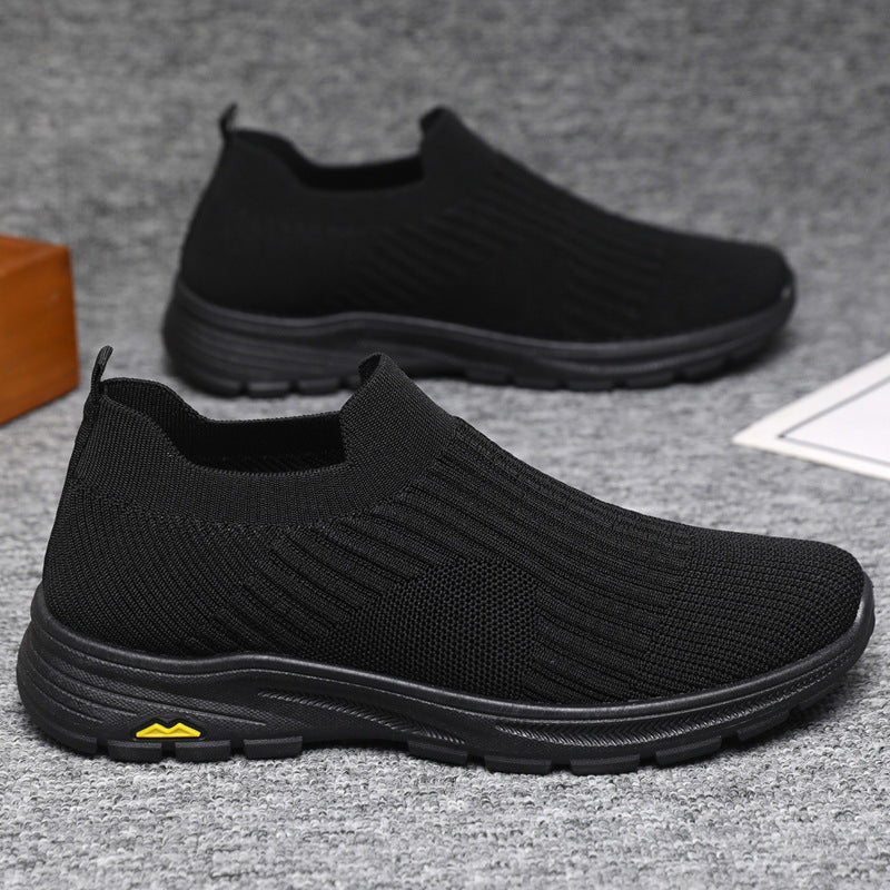 Damen Atmungsaktive Slip-On Sneakers mit elastischem Strick-Obermaterial Heidi Mode