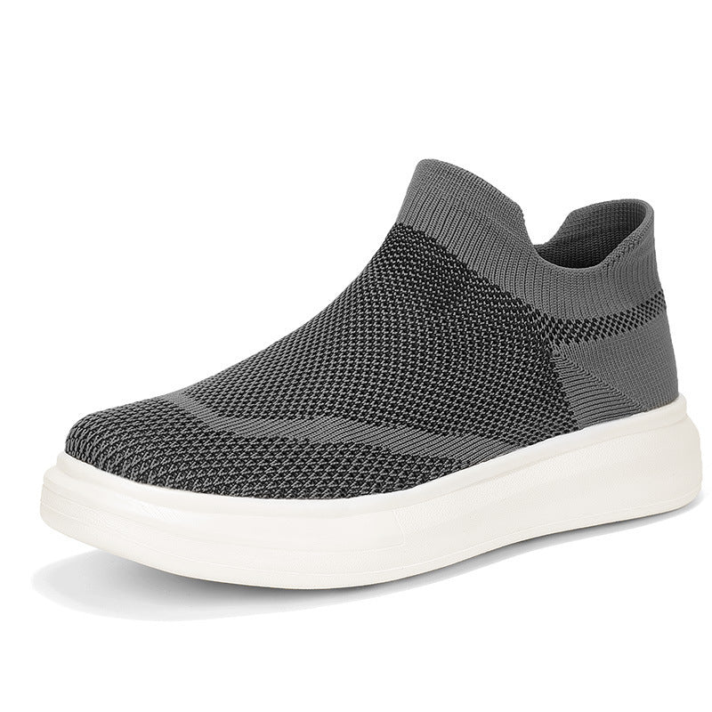 Damen Atmungsaktive Slip-On Sneakers mit elastischem Strickdesign Heidi Mode - Image 5
