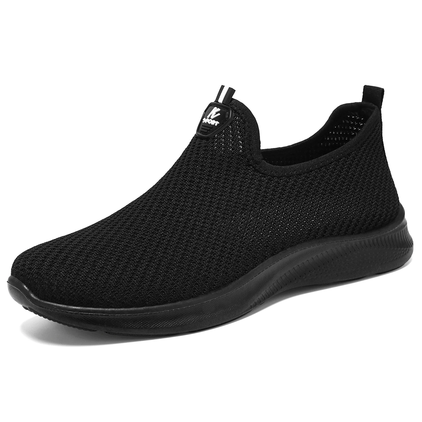 Damen Atmungsaktive Slip-On Sneakers mit elastischem Strickoberteil Heidi Mode - Image 6