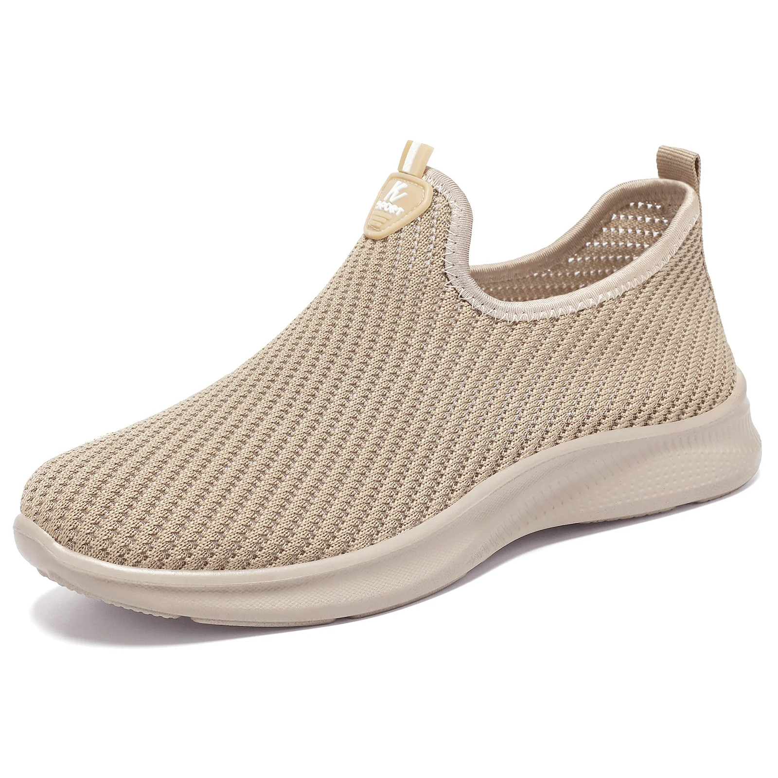 Damen Atmungsaktive Slip-On Sneakers mit elastischem Strickoberteil Heidi Mode - Image 7