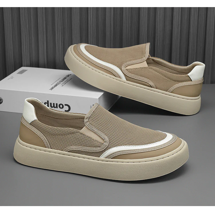 Damen Atmungsaktive Slip-On Sneakers mit elastischen Einsätzen Heidi Mode - Image 6