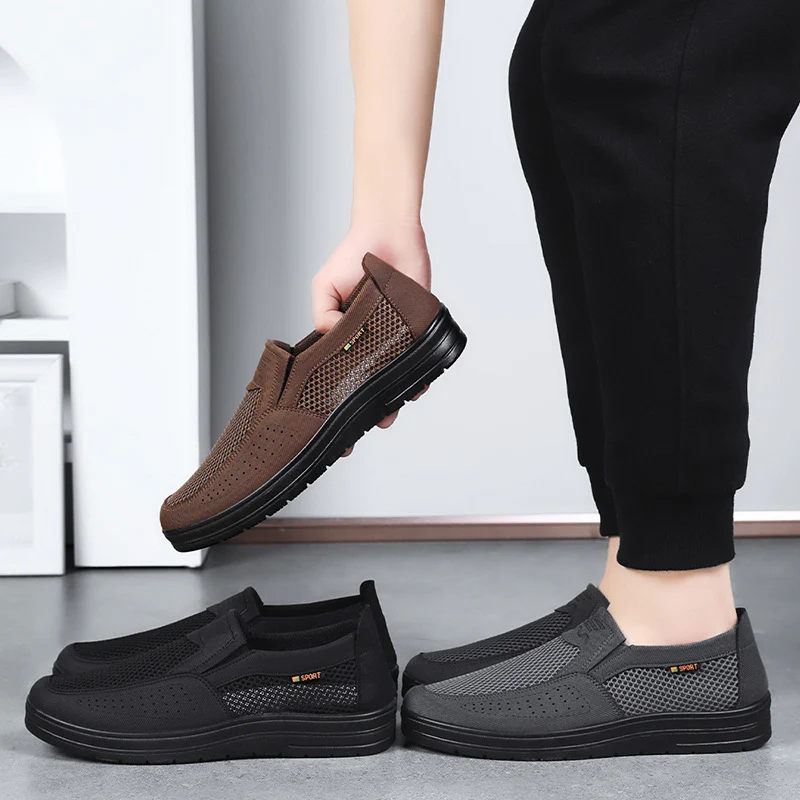 Damen Atmungsaktive Slip-On Sneakers mit ergonomischer Unterstützung Heidi Mode - Image 4