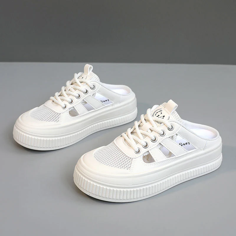 Damen Atmungsaktive Slip-On Sneakers mit flexiblem Gummiboden und modischem Mesh-Obermaterial Heidi Mode - Image 7