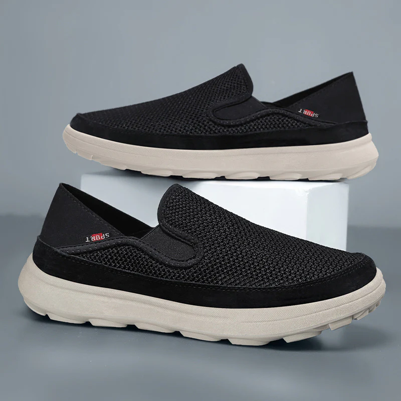 Damen Atmungsaktive Slip-On Sneakers mit flexiblem Mesh-Obermaterial Heidi Mode - Image 2