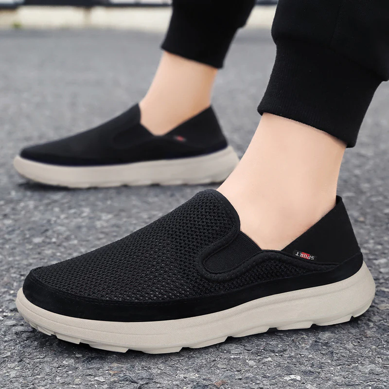 Damen Atmungsaktive Slip-On Sneakers mit flexiblem Mesh-Obermaterial Heidi Mode - Image 4