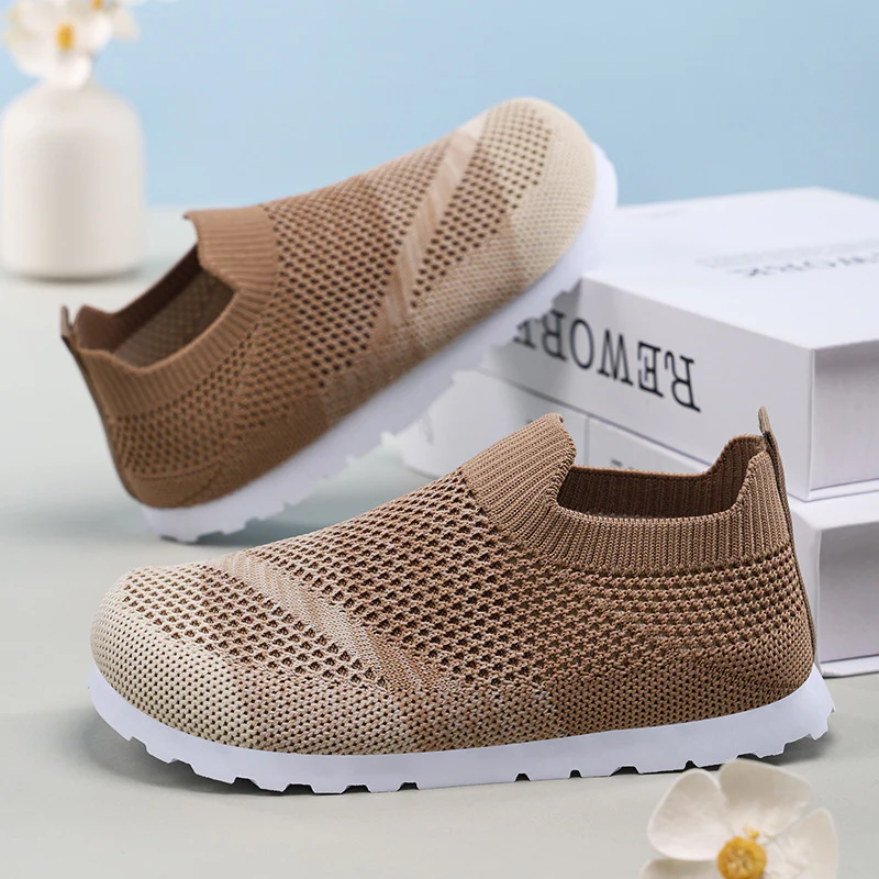 Damen Atmungsaktive Slip-On Sneakers mit flexiblem Obermaterial Heidi Mode - Image 2