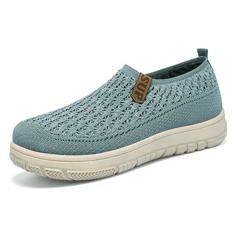 Damen atmungsaktive Slip-On Sneakers mit flexiblem Strickdesign Heidi Mode - Image 6