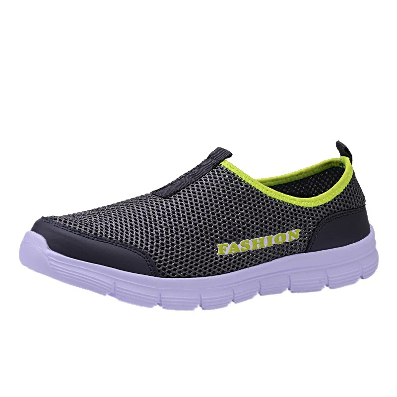 Damen Atmungsaktive Slip-On Sport Sneakers mit rutschfester Sohle Heidi Mode