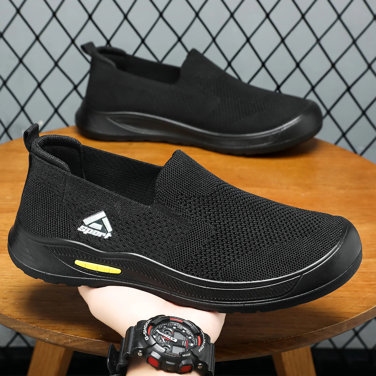 Damen Atmungsaktive Slip-On Sportliche Schuhe Heidi Mode - Image 2