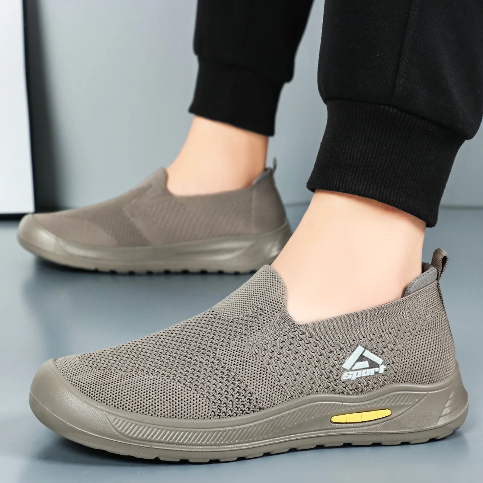 Damen Atmungsaktive Slip-On Sportliche Schuhe Heidi Mode - Image 3
