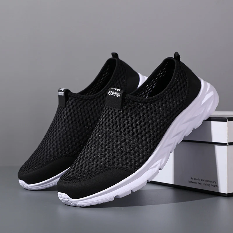Damen Atmungsaktive Slip-On Sportschuhe mit elastischem Einschlupf Heidi Mode - Image 4