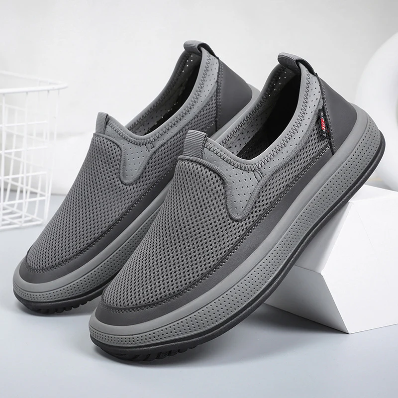 Damen Atmungsaktive Slip-On Sportschuhe mit gepolsterter Sohle Heidi Mode - Image 2