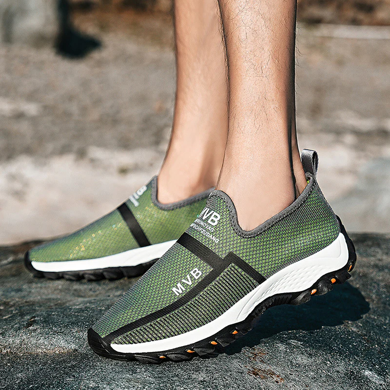 Damen Atmungsaktive Slip-On Sportschuhe mit rutschfester Sohle Heidi Mode - Image 4