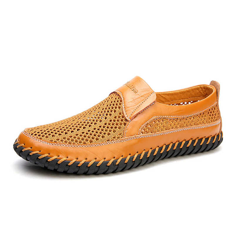 Damen Atmungsaktive Slipper aus weichem Leder mit flexiblem SohlenDesign Heidi Mode - Image 7