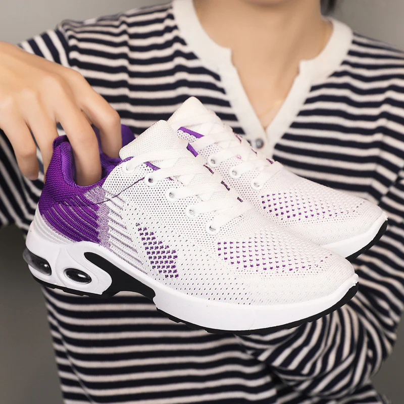 Damen Atmungsaktive Sneaker mit dämpfenden Luftpolstern Heidi Mode - Image 9