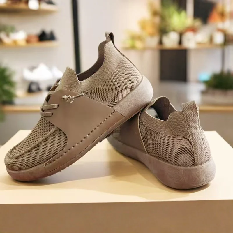 Damen Atmungsaktive Sneakers mit elastischem Obermaterial und gepolsterter Sohle Heidi Mode - Image 3