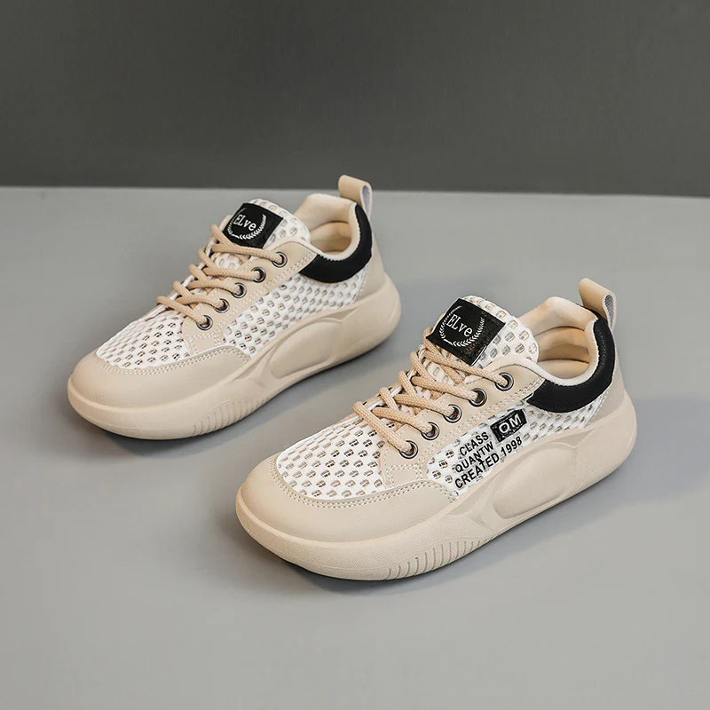 Damen Atmungsaktive Sneakers mit modischem Netzdesign und dämpfender Sohle Heidi Mode - Image 7