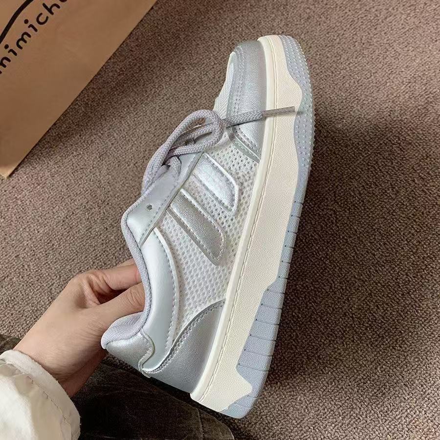 Damen Atmungsaktive Sneakers mit reflektierenden Akzenten und rutschfester Sohle Heidi Mode - Image 4