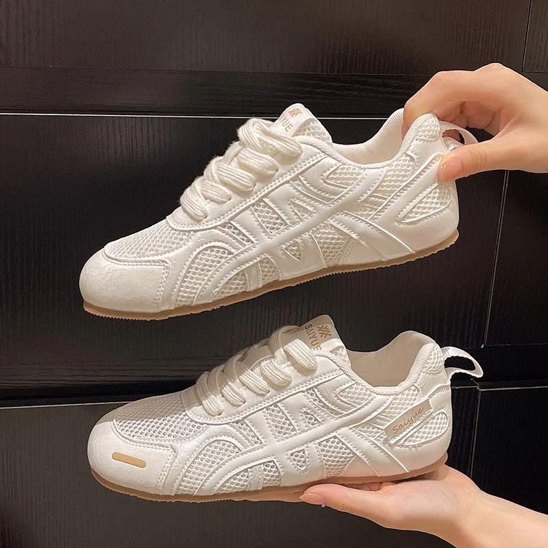 Damen Atmungsaktive Sneakers mit strukturiertem Obermaterial und rutschfester Sohle Heidi Mode - Image 6