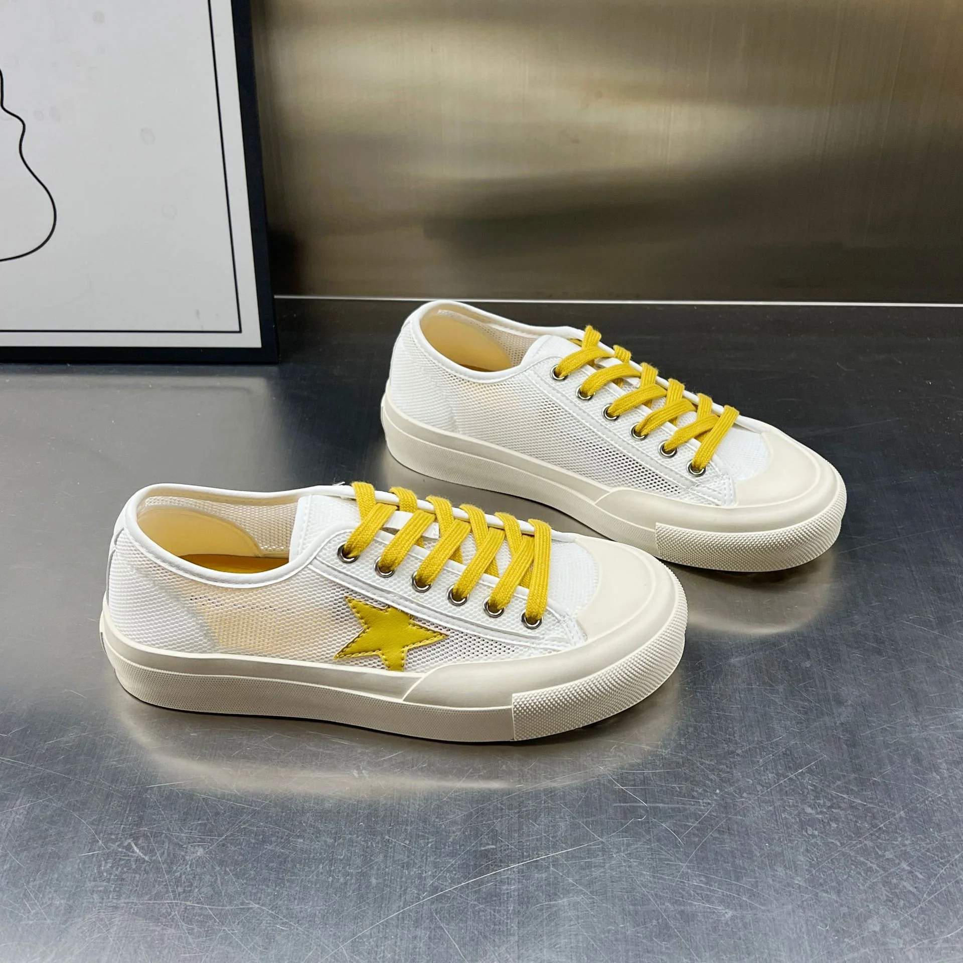 Damen Atmungsaktive Sneakers mit stylischem Mesh-Obermaterial und gemütlicher Innensohle Heidi Mode - Image 5