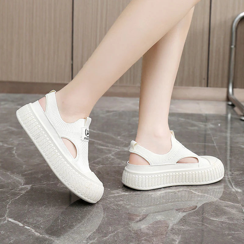 Damen Atmungsaktive Sommer-Slipper mit elastischem Einstieg und rutschfester Sohle Heidi Mode - Image 3