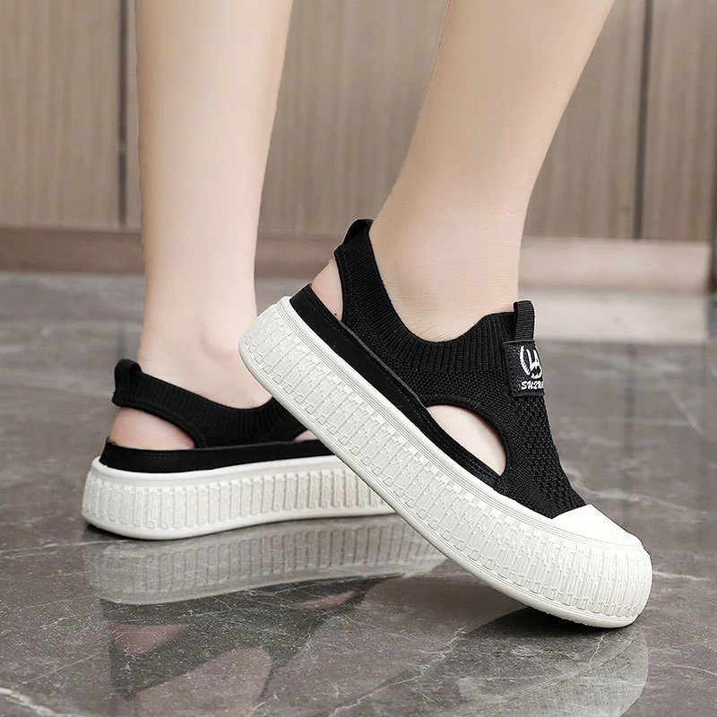 Damen Atmungsaktive Sommer-Slipper mit elastischem Einstieg und rutschfester Sohle Heidi Mode - Image 4