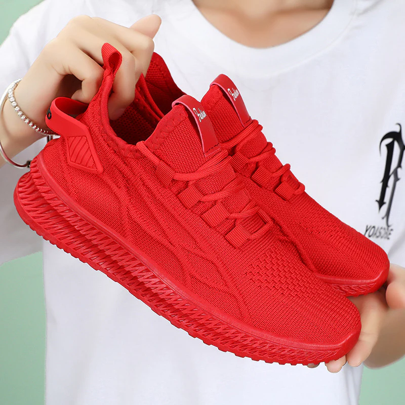 Damen Atmungsaktive Sport-Sneaker mit elastischem Obermaterial und dämpfender Sohle Heidi Mode - Image 3