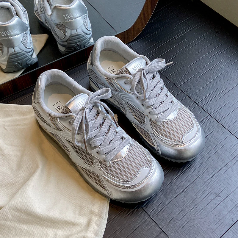Damen Atmungsaktive Sport-Sneaker mit flexiblem Obermaterial und dämpfender Sohle Heidi Mode - Image 2
