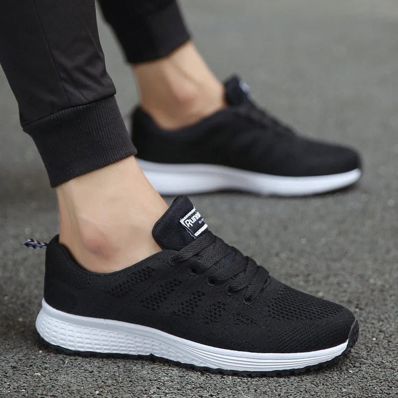 Damen atmungsaktive Sport-Sneaker mit flexiblem Obermaterial und rutschfester Sohle Heidi Mode - Image 3