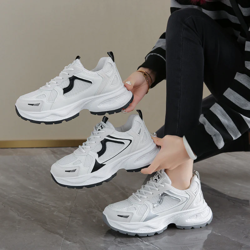 Damen Atmungsaktive Sport Sneakers mit ergonomischer Dämpfung und flexiblem Obermaterial Heidi Mode - Image 4