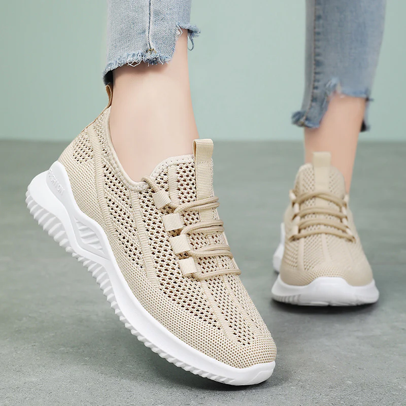 Damen Atmungsaktive Sport Sneakers mit rutschfester Sohle Heidi Mode - Image 2