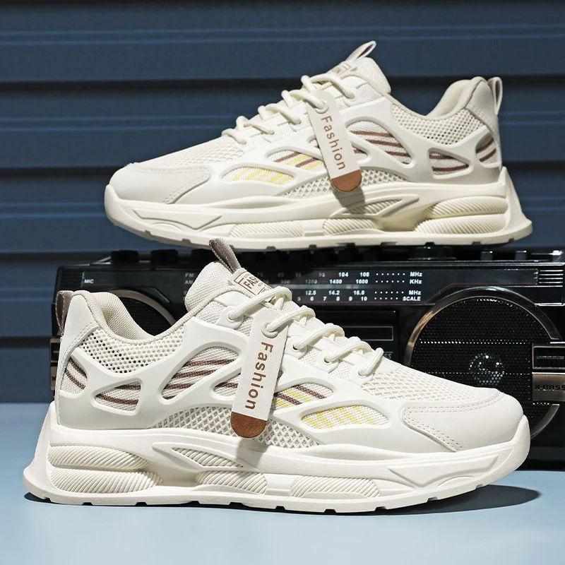 Damen Atmungsaktive Sportliche Sneakers mit rutschfester Sohle von Heidi Mode