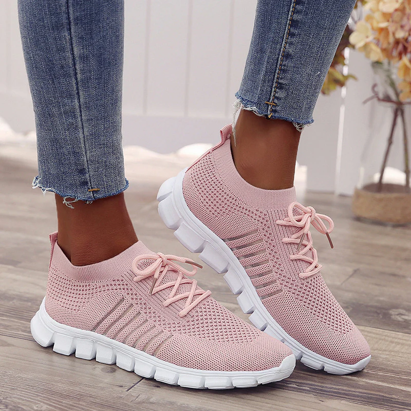 Damen Atmungsaktive Sportschuhe mit flexibler Laufsohle Heidi Mode