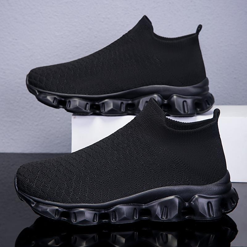 Damen Atmungsaktive Strick-Laufschuhe mit rutschfester Sohle Heidi Mode - Image 2