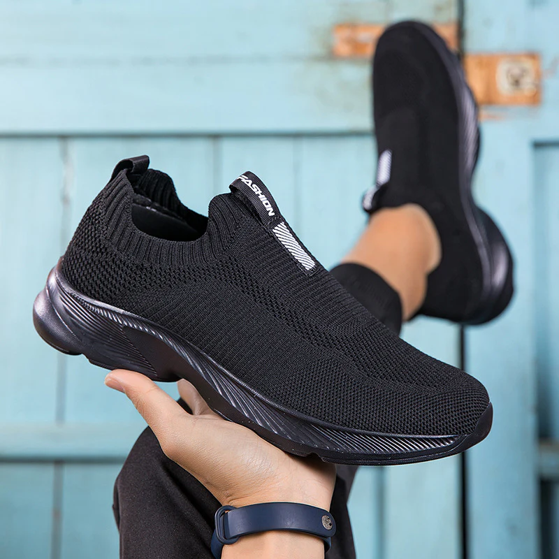 Damen Atmungsaktive Strick-Sneaker mit elastischem Einstieg Heidi Mode - Image 2