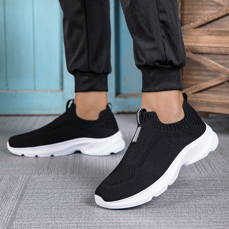 Damen Atmungsaktive Strick-Sneaker mit elastischem Einstieg Heidi Mode - Image 3